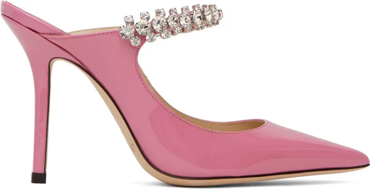 Jimmy Choo Pink Bing 100 Heels