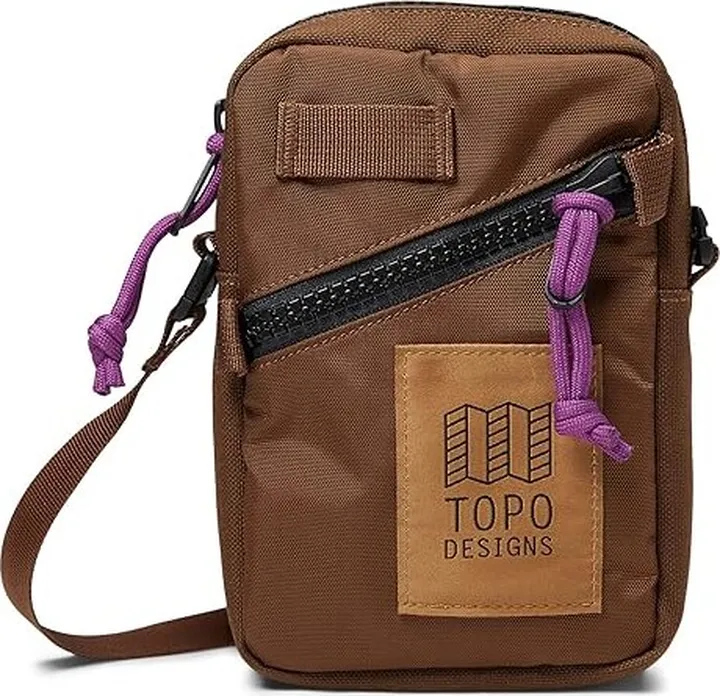 Topo Designs Mini Shoulder Bag (Cocoa) Handbags