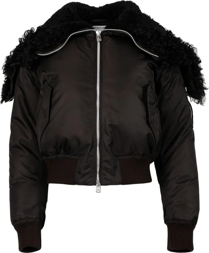 Shearling Blouson Jacket Fondant Brown