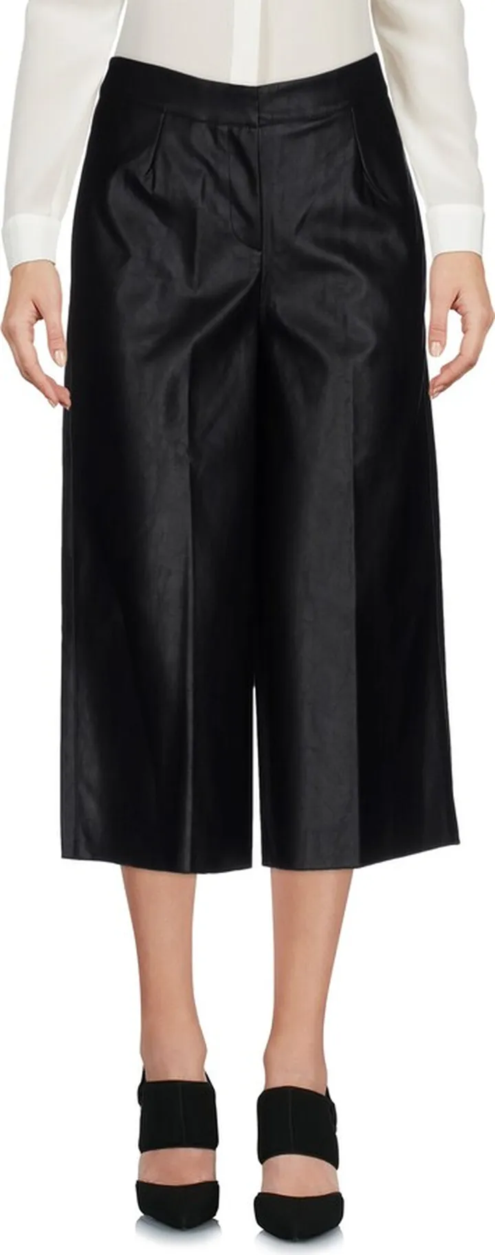 Cropped Pants Black