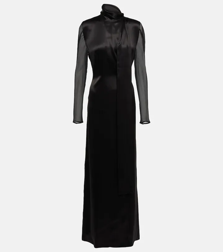Bettina silk maxi dress