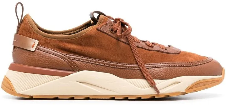 Tumbled low-top sneaker