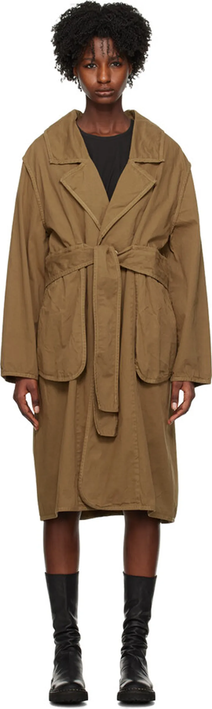 Henrik Vibskov Brown Playa Coat