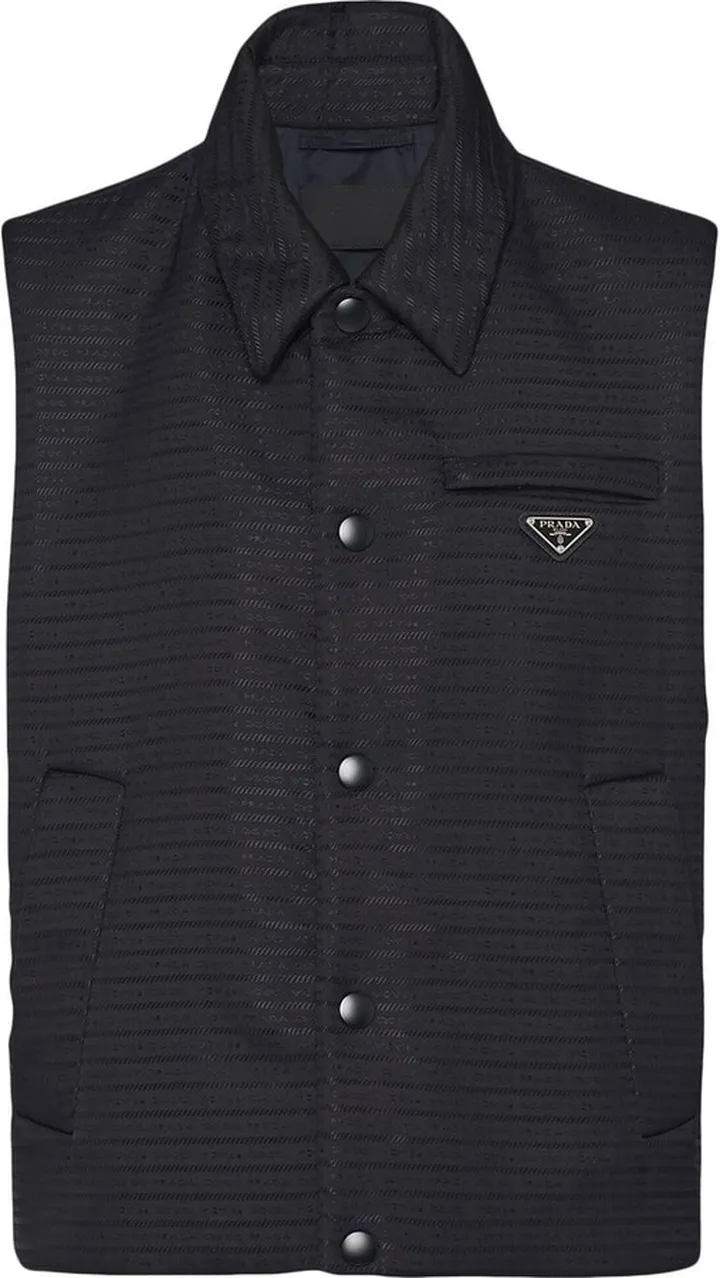 Logo-Print Sleeveless Vest