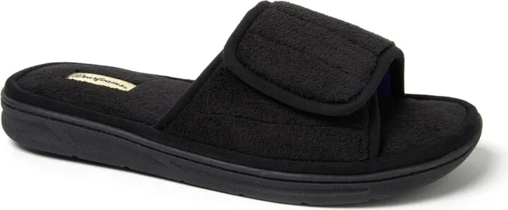 Dearfoams Men's Collin Terry Slide Slippers Men's Shoes