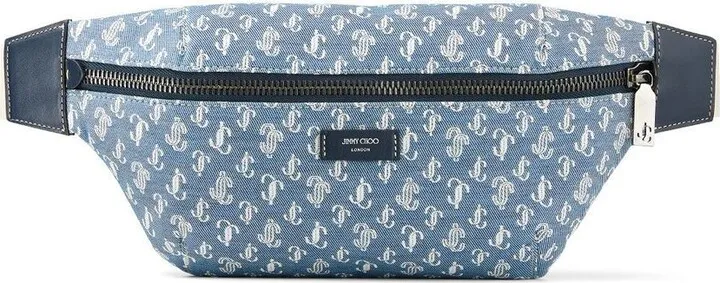 Finsley logo-jacquard belt bag