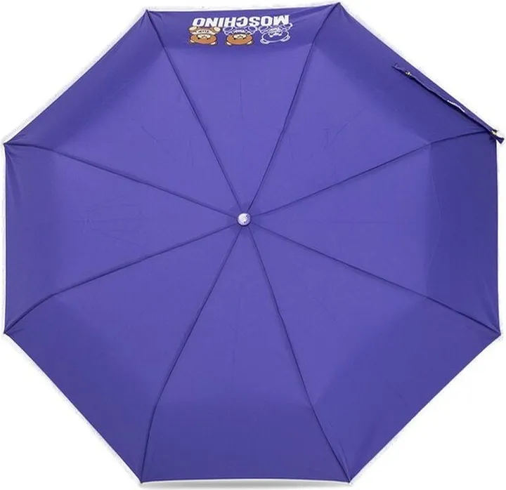 Moschino Logo-Printed Decorative Handle Umbrella