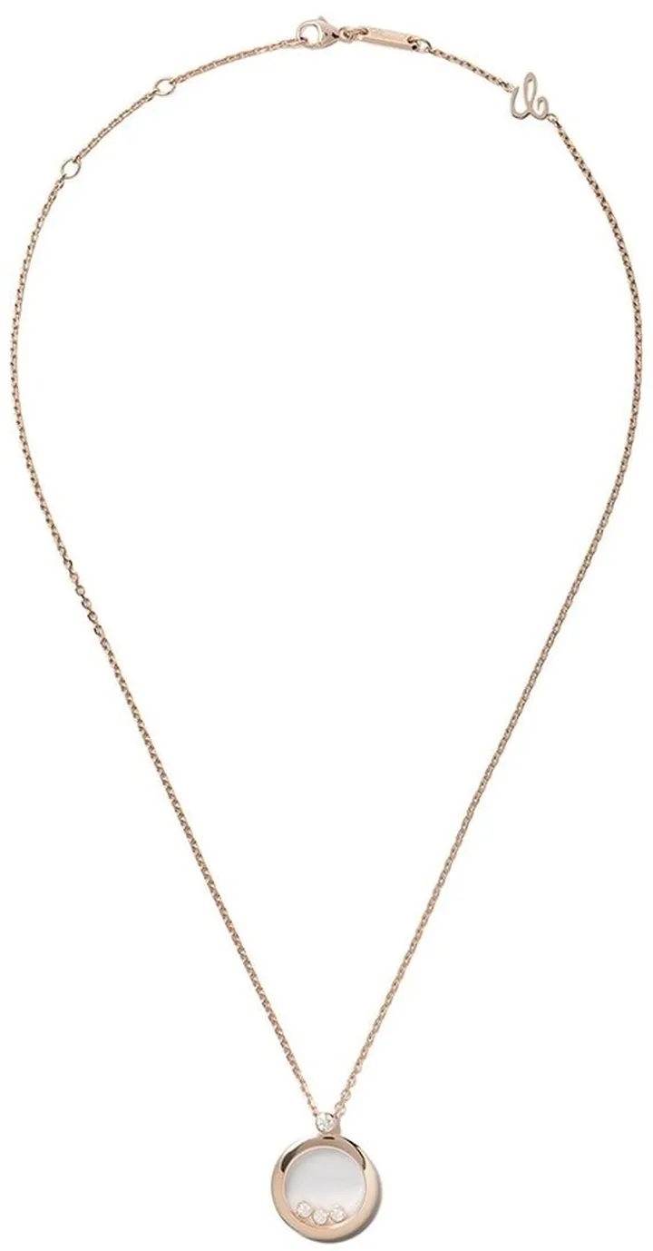 18kt rose gold Happy Diamonds Icons pendant