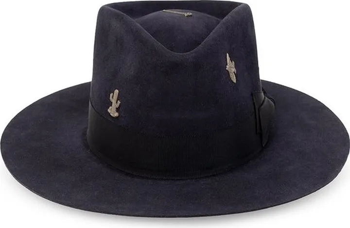 Nick Fouquet Matchstick Detailed Fedora Hat