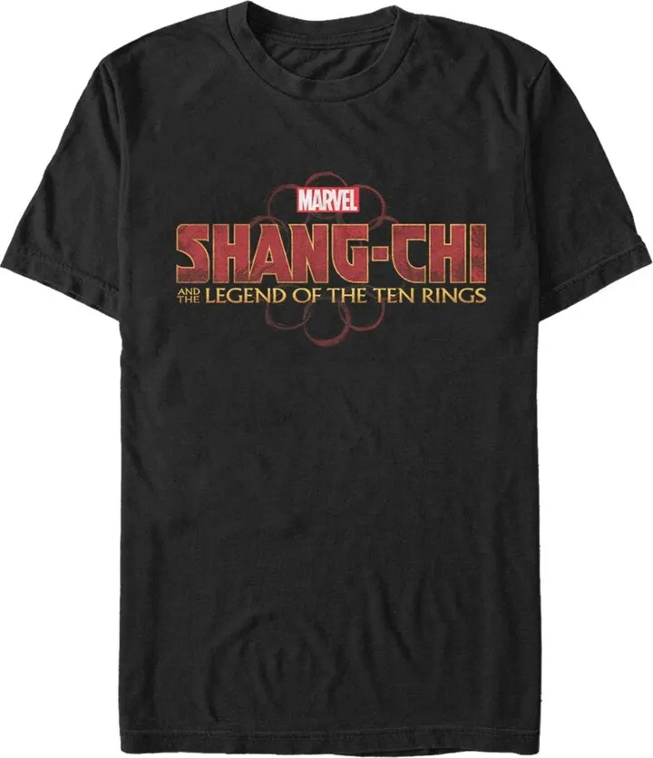 Men's Marvel Shang-Chi and the Legend of the Ten Rings Logo T-Shirt - Black - Medium