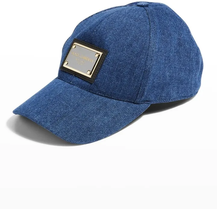Men's Logo Plaqué Baseball Cap