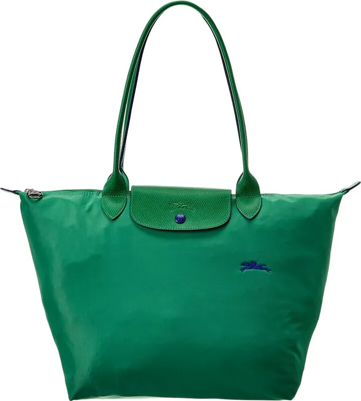 Longchamp Le Pliage Club Large Nylon Long Handle Tote