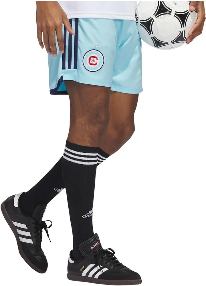 Men's adidas Light Blue Chicago Fire Aeroready Authentic Shorts