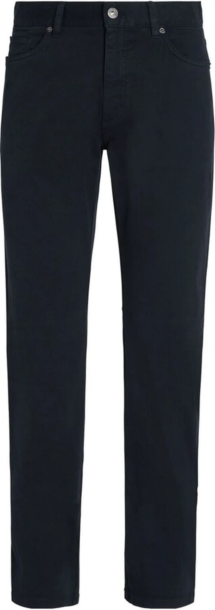 Garment-Dyed Tapered Jeans