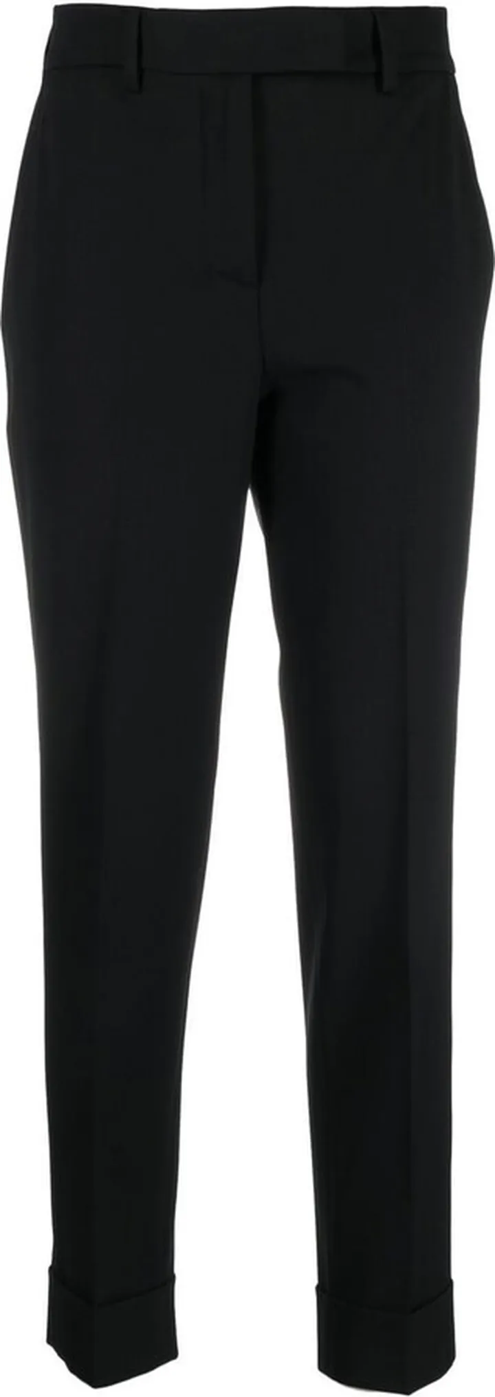 Slim-Cut Cropped Trousers