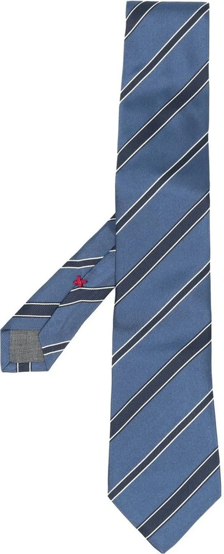 Diagonal Stripes Silk Tie