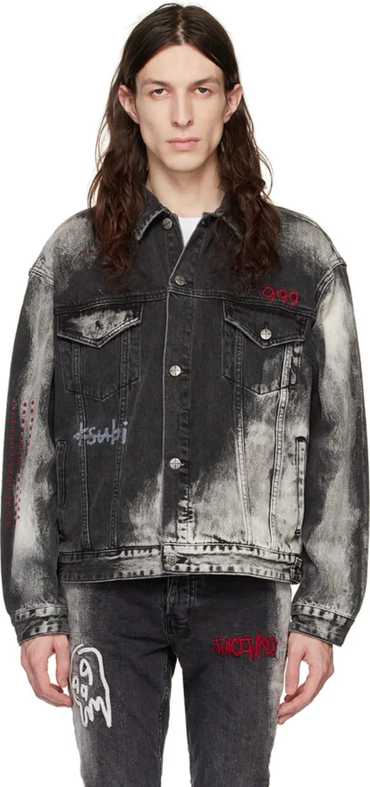 Ksubi Black Juice WRLD 999 CLUB Edition Oh G Denim Jacket