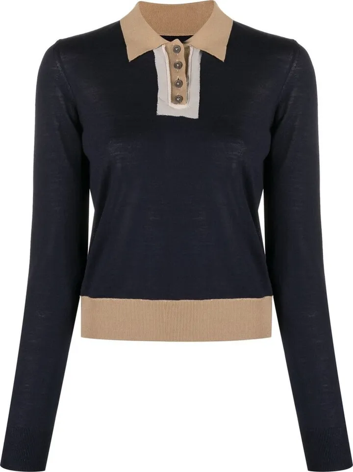 Colour-Block Polo Shirt