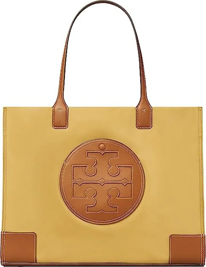 Tory Burch Ella Tote (Cocoa Sand) Handbags