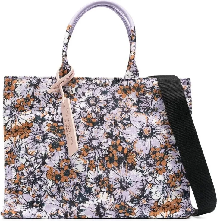 Never Without floral-print tote bag