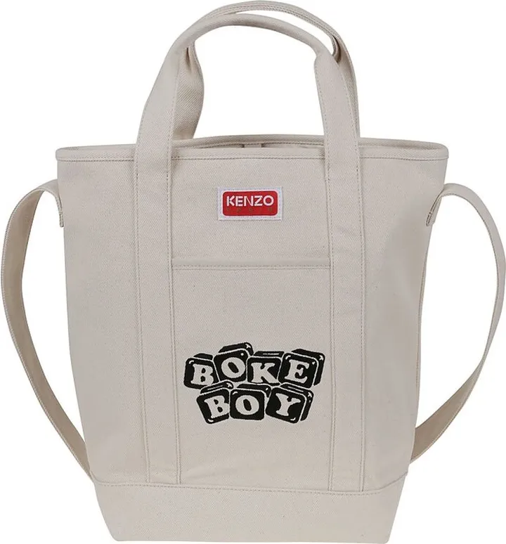 Kenzo Logo Patch Tote Bag