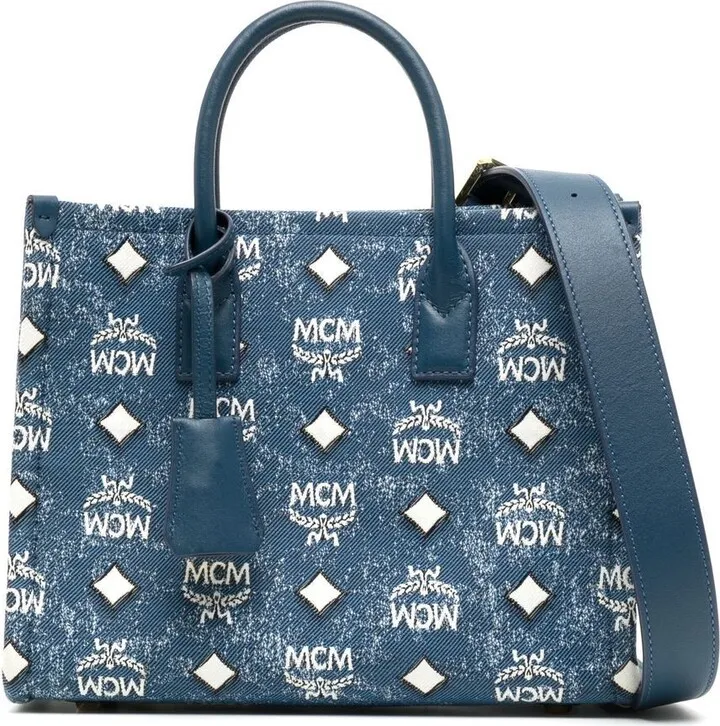 small Munchen denim tote bag