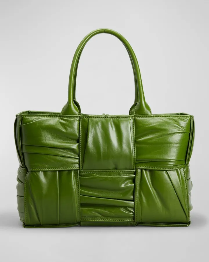 Arco Small Plisse Intreccio Tote Bag