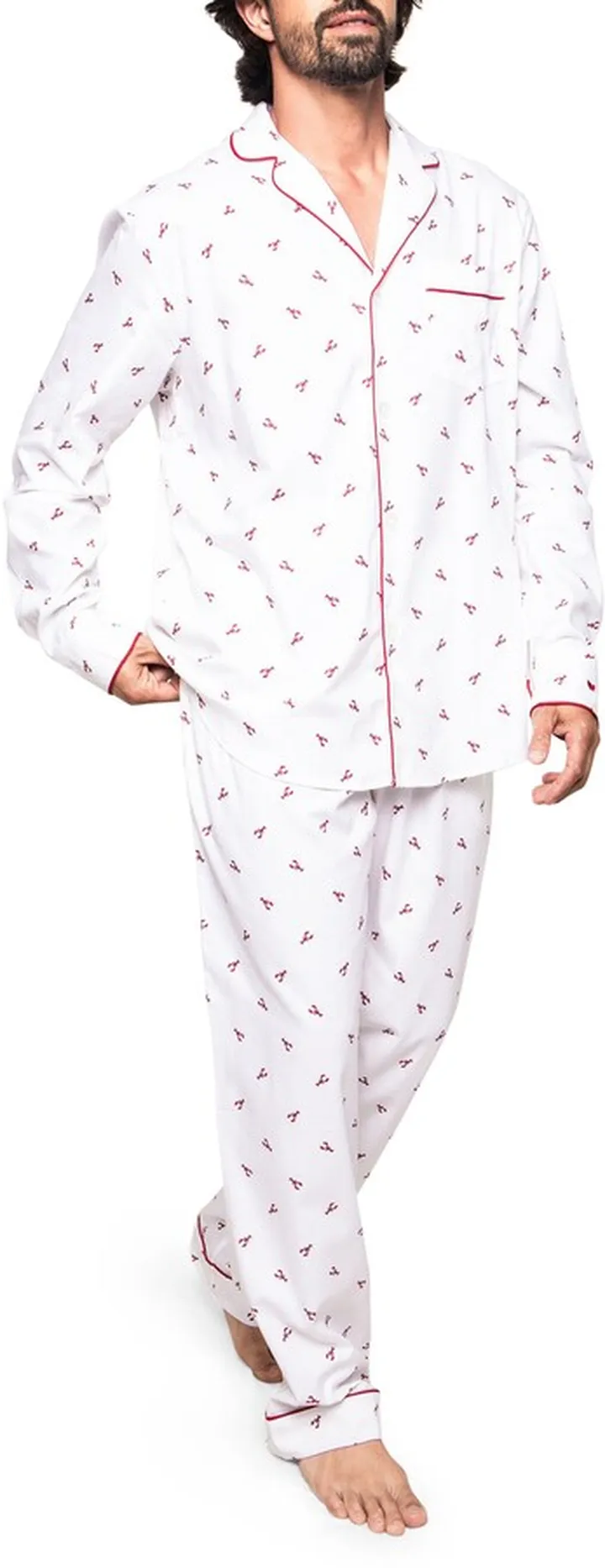 Brixham Lobster Cotton Pajamas
