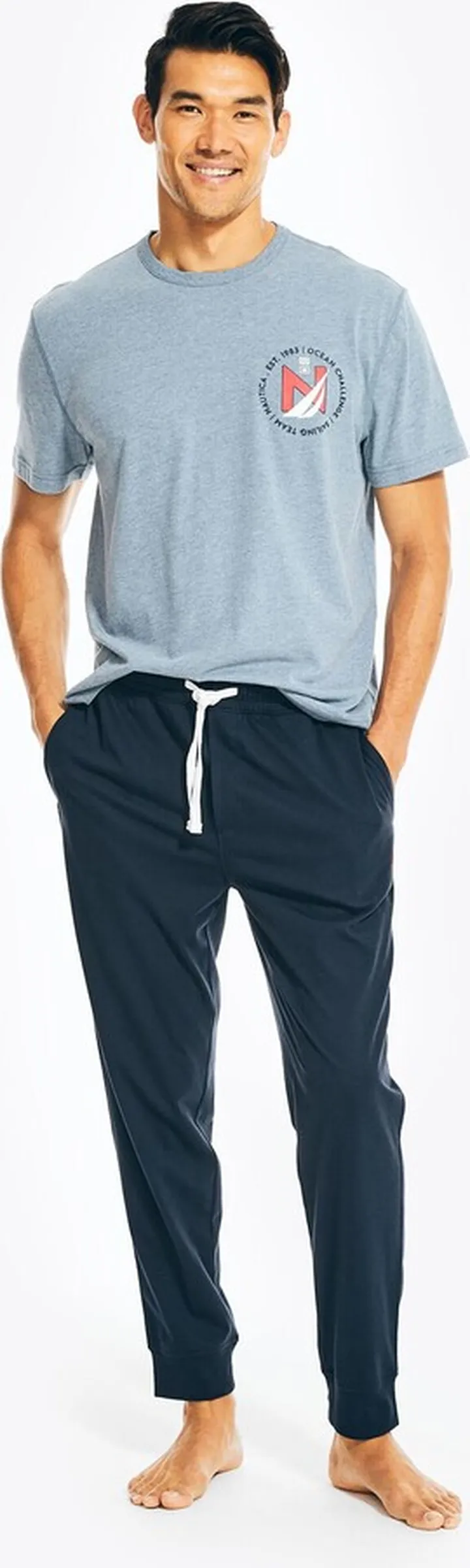 Logo Graphic T-Shirt Pajama Pant Set