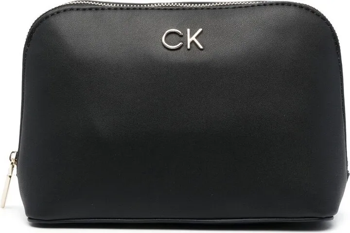 Re-Lock logo-plaque wash bag