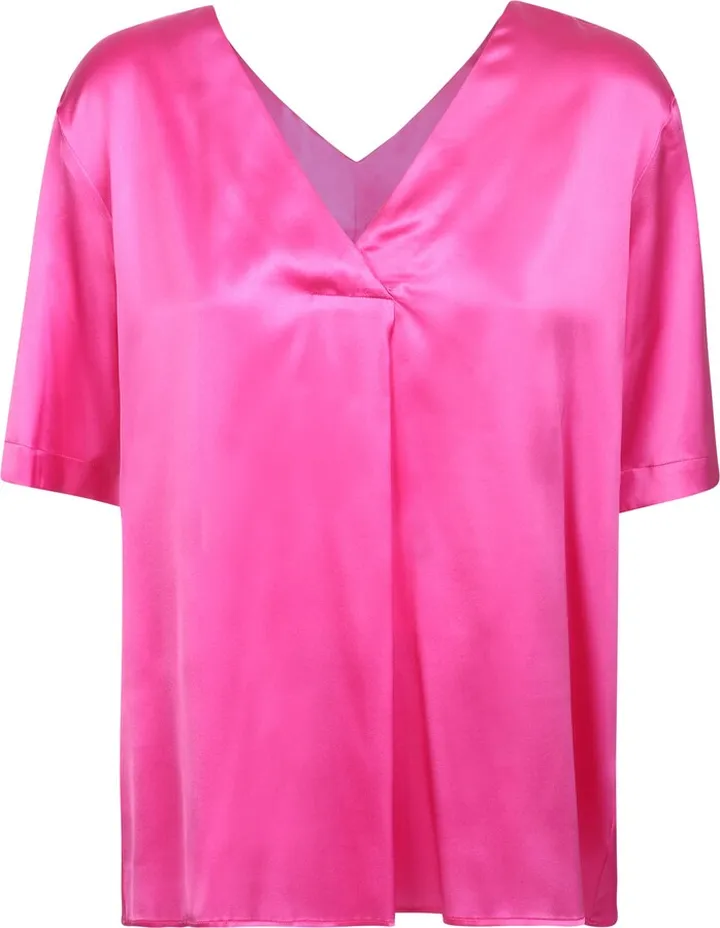 Silk V-neck Blousa