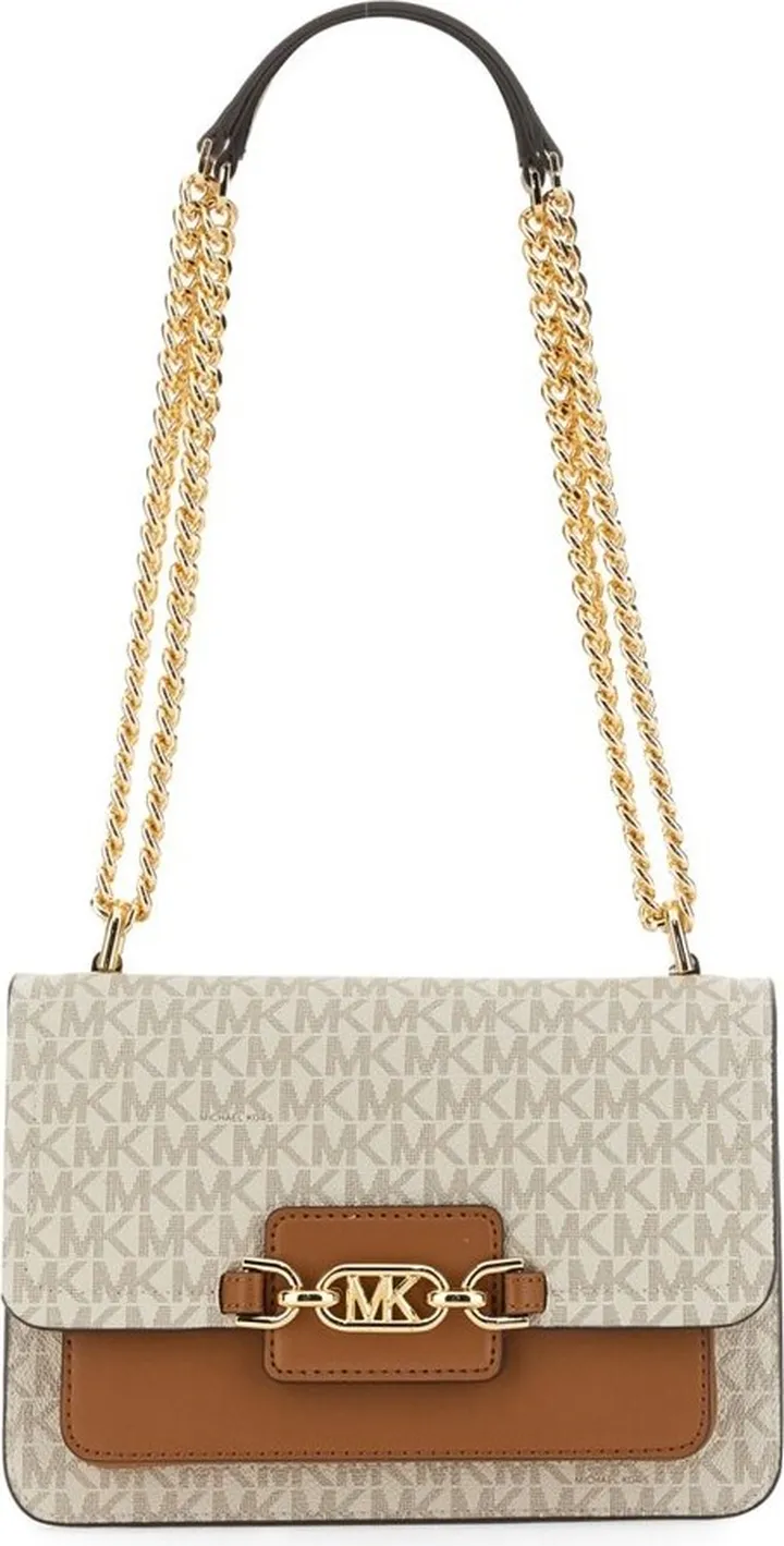 Michael Michael Kors Heather Logo Plaque Large Shoulder Bag