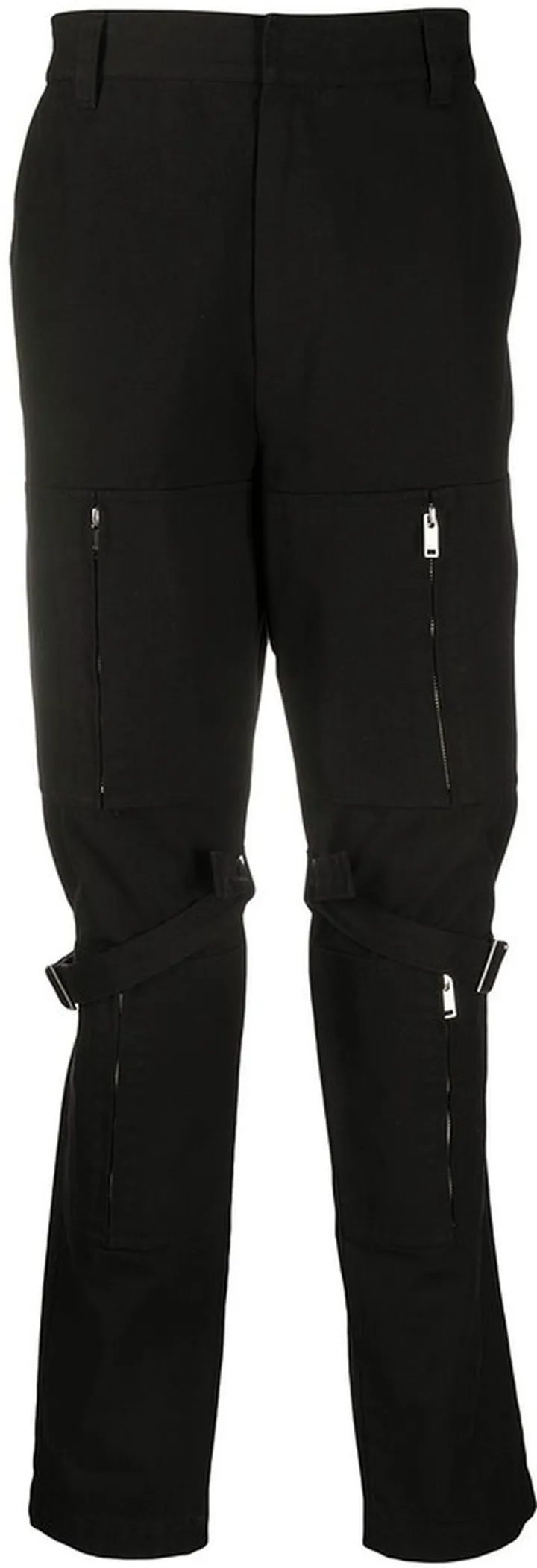 Zipped Detail Cargo Trousers