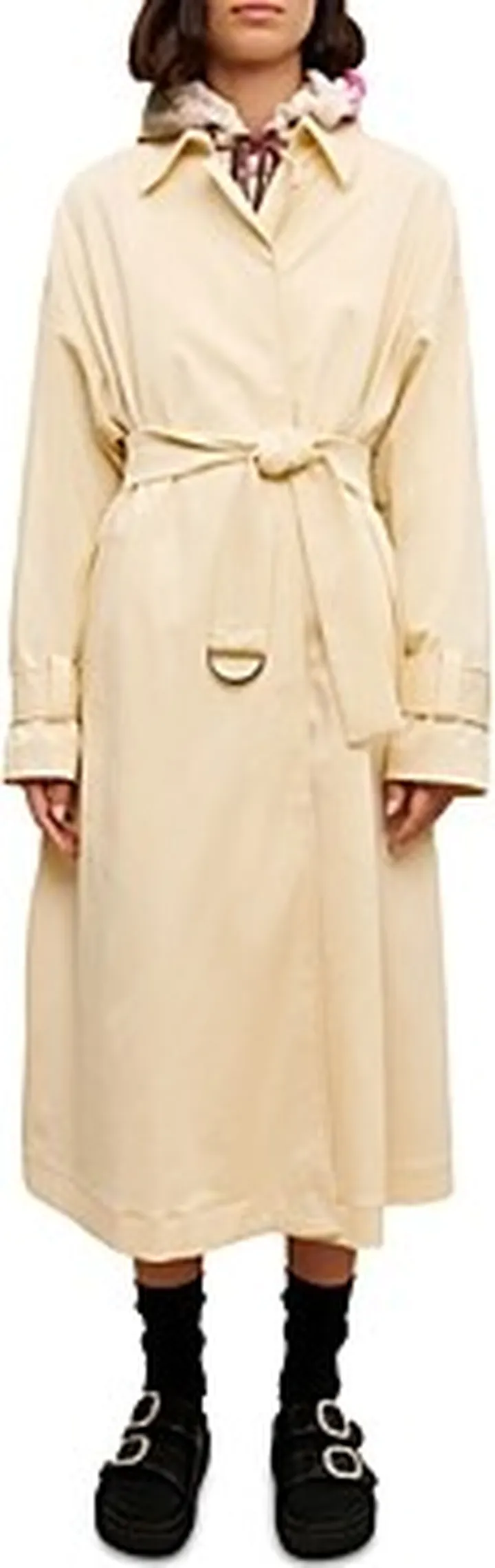 Maje Garica Belted Trench Coat