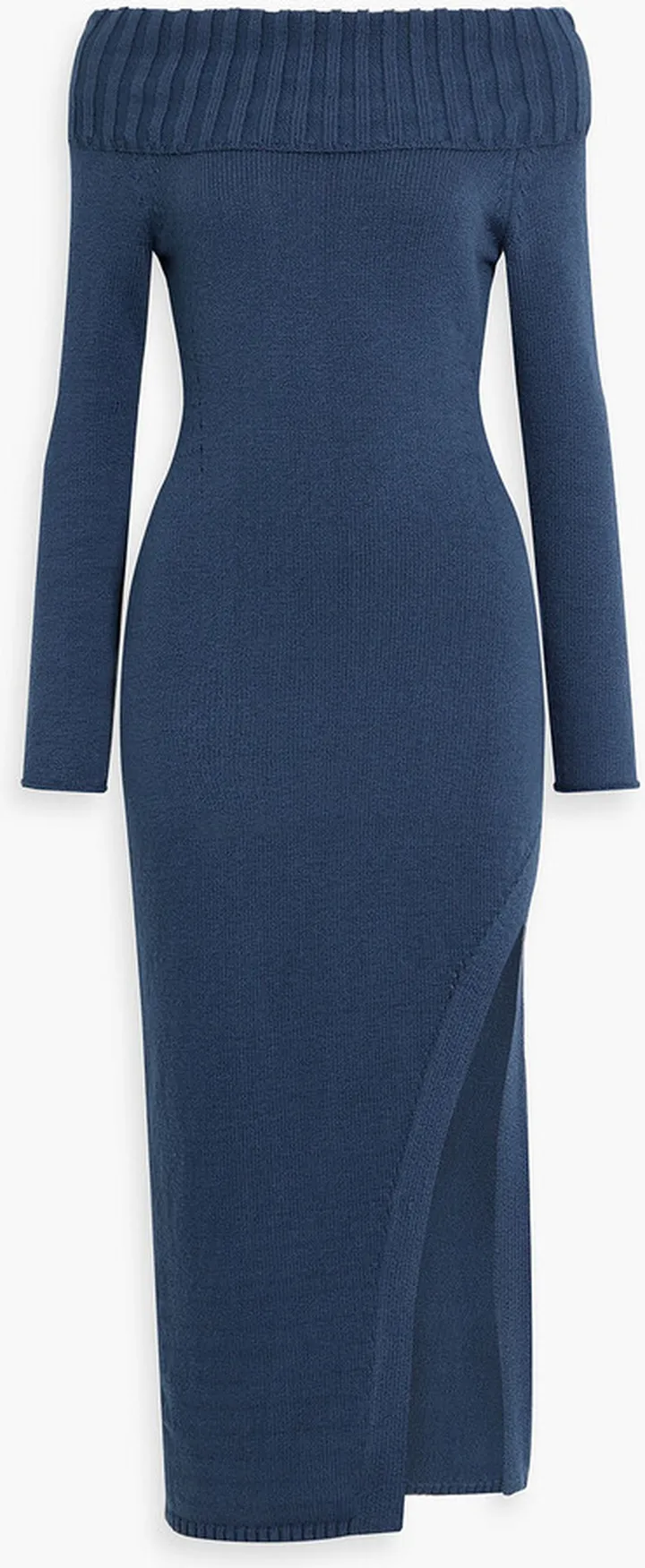Jenai off-the-shoulder cotton-blend midi dress