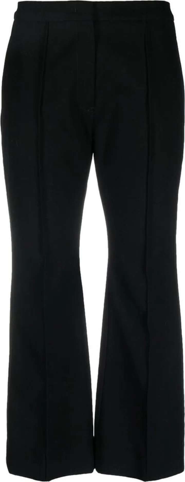 High-Waisted Cropped Trousers