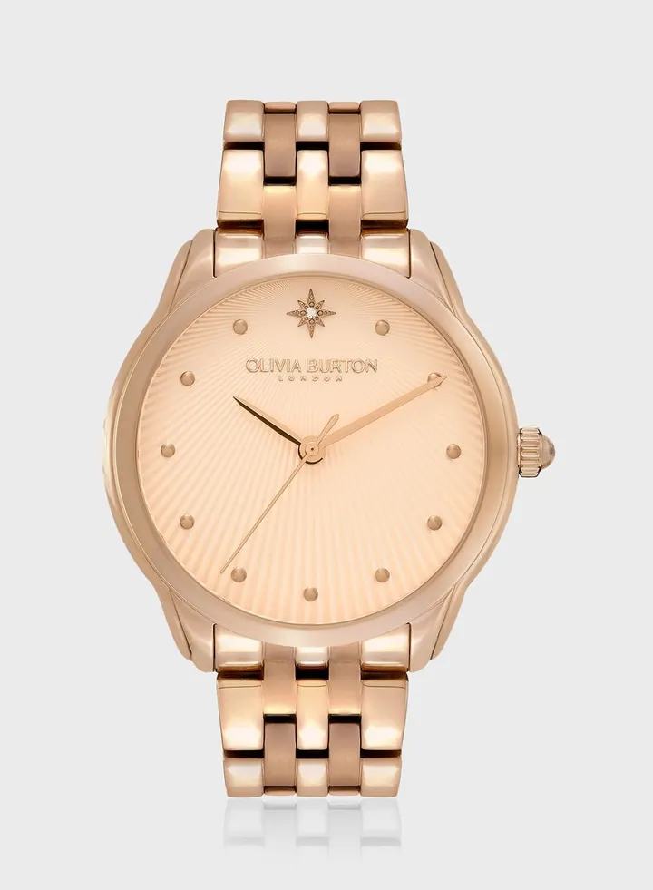 Starlight Steel Strap Analog Watch