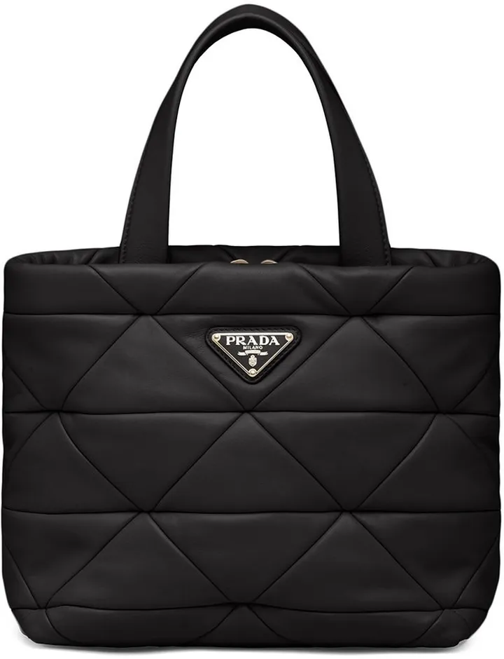 Prada System quilted tote bag