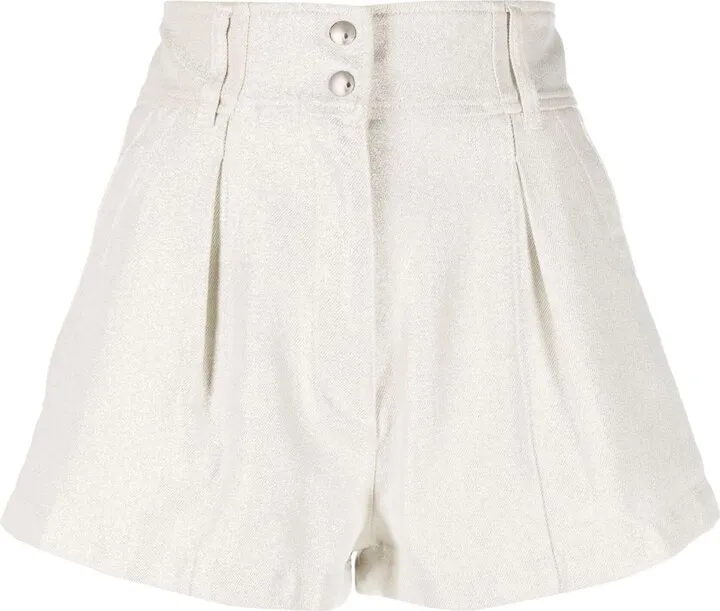 High-Waisted Tailored Shorts