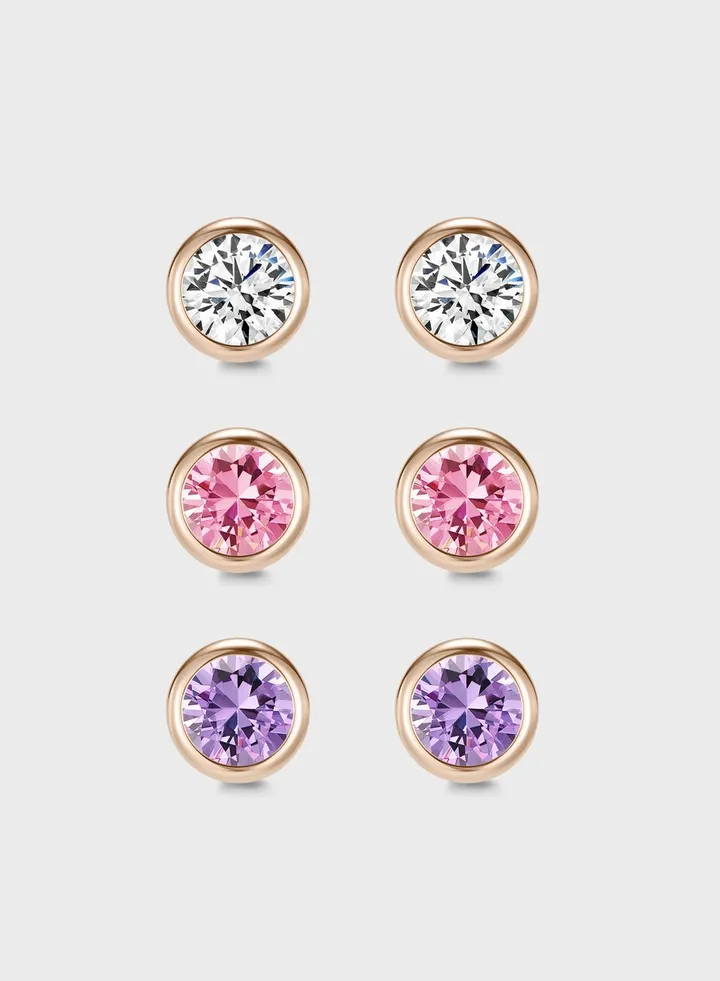 Pretty In Pastel Earrings Set