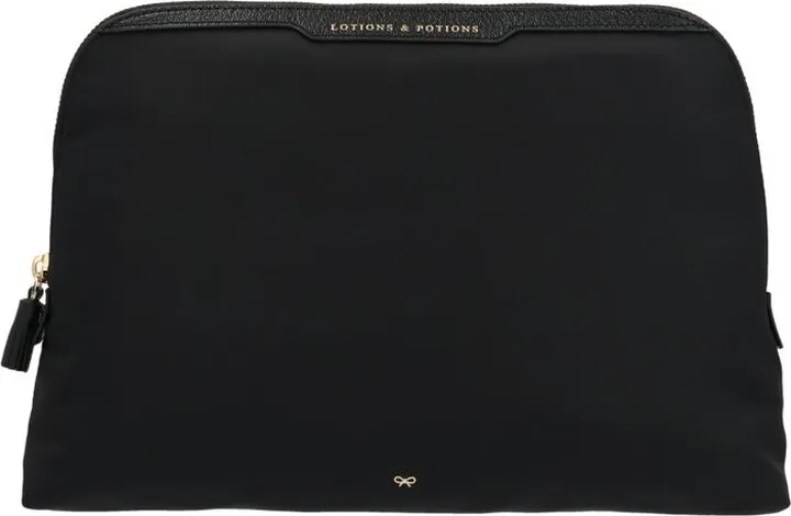 Anya Hindmarch Logo Detailed Zipped Beauty Bag