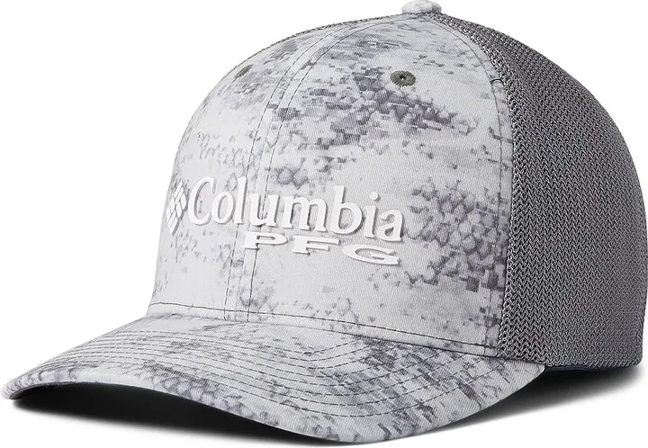 Columbia Camo Mesh Ball Cap (Cool Grey PFG Camo) Caps