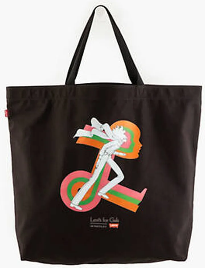 Levi's XL Graphic Tote Bag - Women's - Regular Black