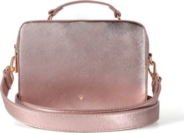 Johnny Loves Rosie - Luxe Rose Gold Hudson Vegan Leather Bag