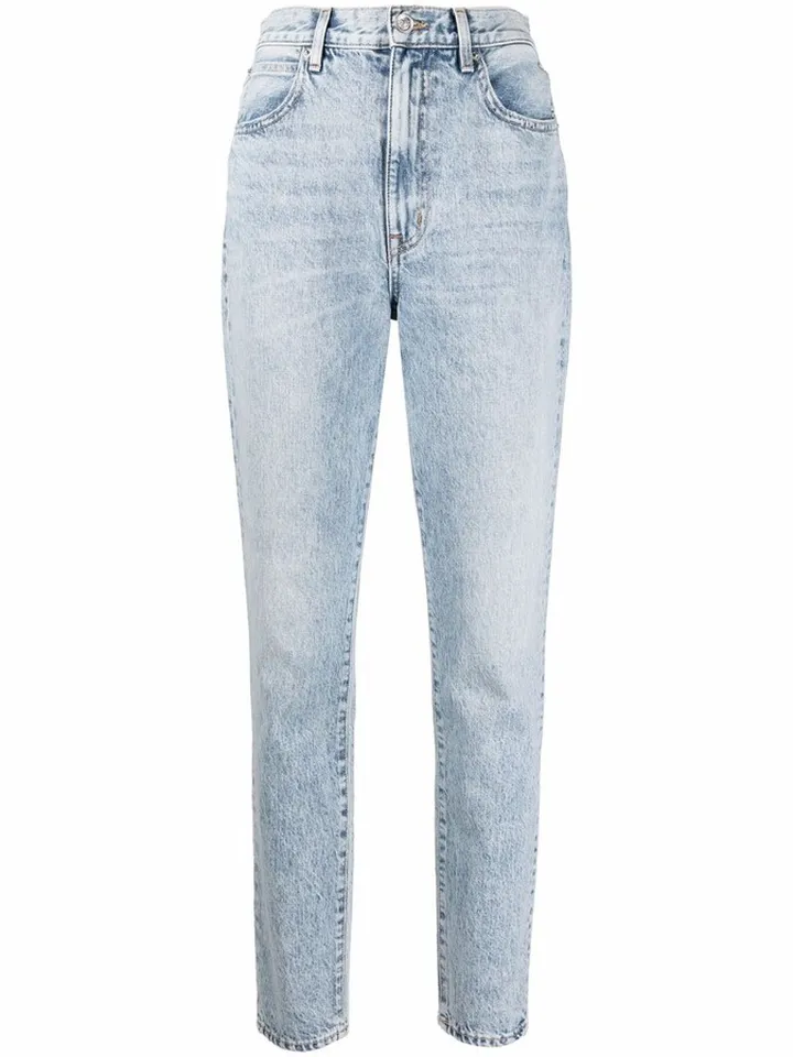 High-Waisted Skinny-Legged Jeans