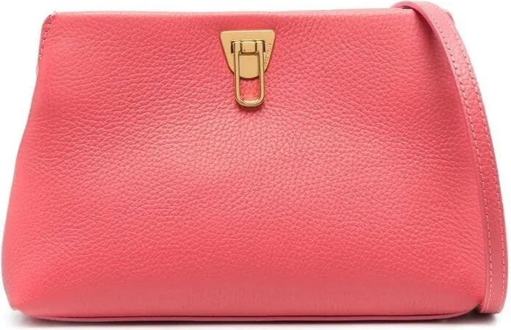 Twist-Lock Crossbody Pouch Bag