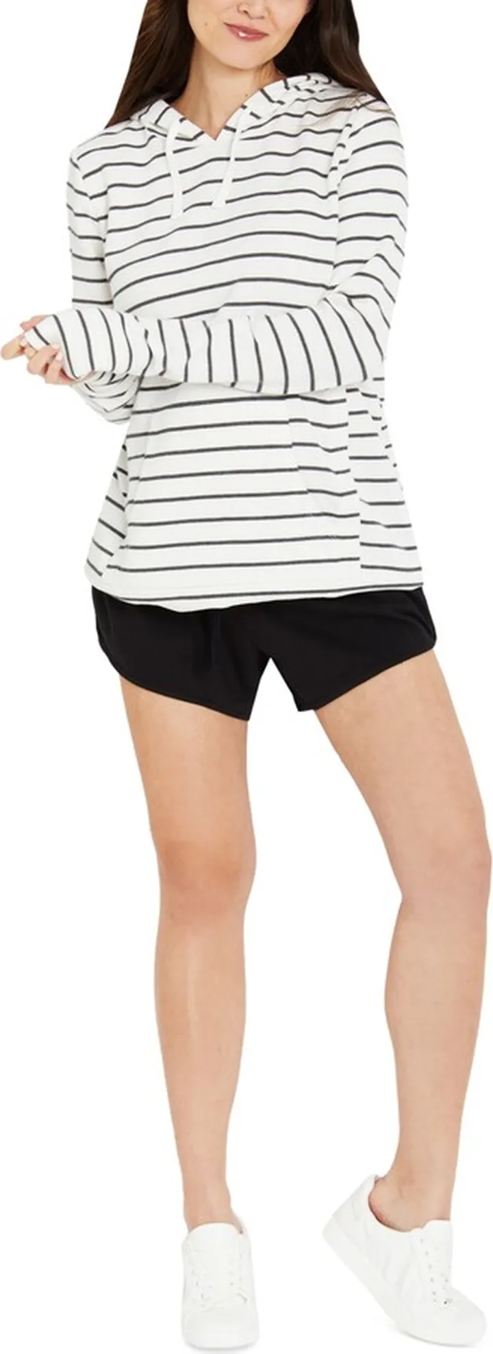 Motherhood Maternity Under Belly French Terry Lounge Maternity Shorts