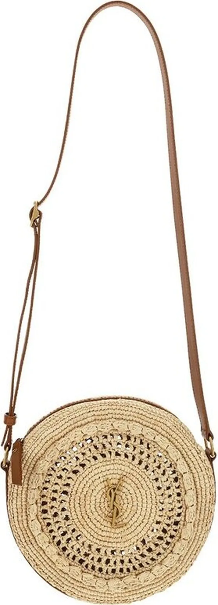 Saint Laurent Logo Plaque Strapped Shoulder Bag