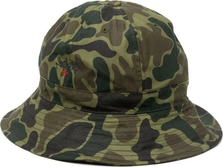 Camouflage-Print Bucket Hat
