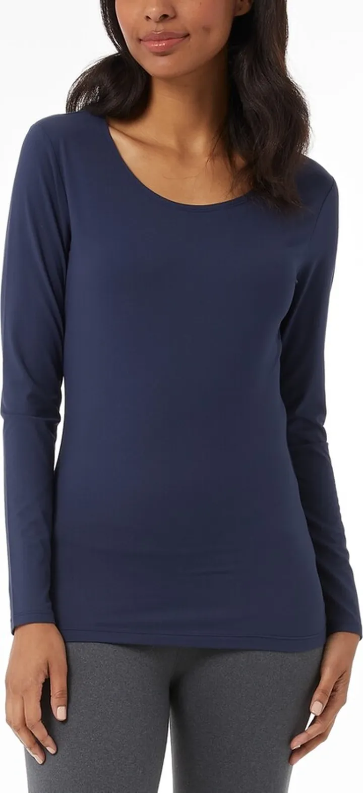 32 Degrees Women's Long-Sleeve Scoop Neck Top